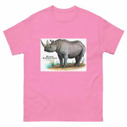 Black Rhinoceros - Unisex classic tee - Image 12