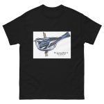 Black & White Warbler - Unisex classic tee - Image 2
