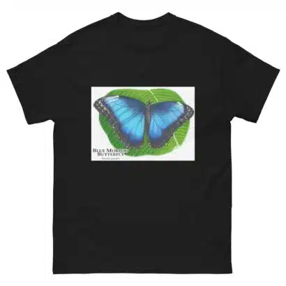 Blue Morpho Butterfly - Unisex classic tee - Image 2