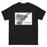 Black-Throated Gray Warbler - Unisex classic tee - Image 2