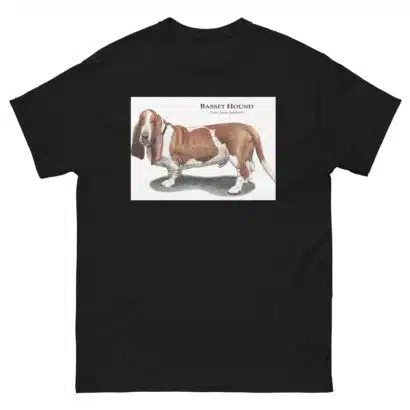Basset Hound - Unisex classic tee - Image 2