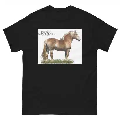 Belgian Draft Horse - Unisex classic tee - Image 2