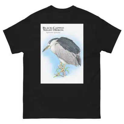 Black-Capped Night Heron - Unisex classic tee - Image 2