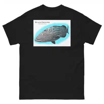 Black Grouper - Unisex classic tee - Image 2