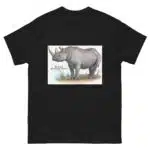 Black Rhinoceros - Unisex classic tee - Image 2