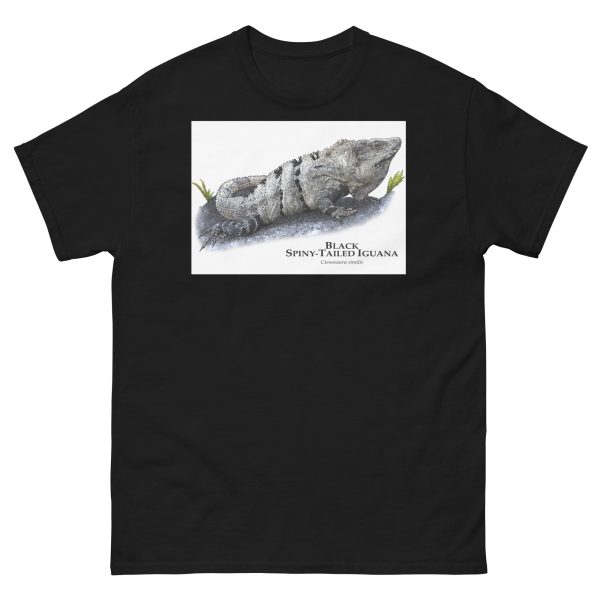 Black Spiny-Tailed Iguana Unisex classic tee - Image 2