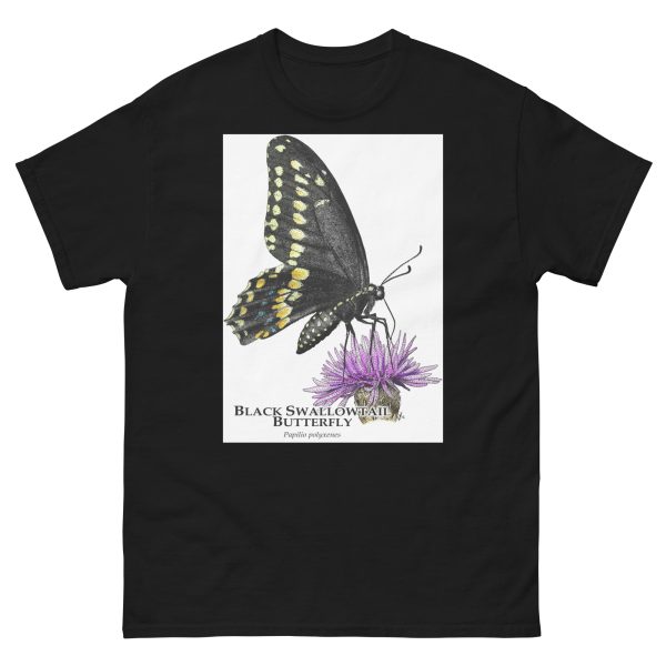 Black Swallowtail Butterfly - Unisex classic tee - Image 2
