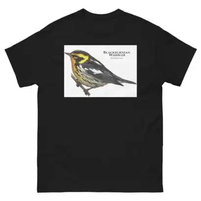 Blackburnian Warbler - Unisex classic tee - Image 2