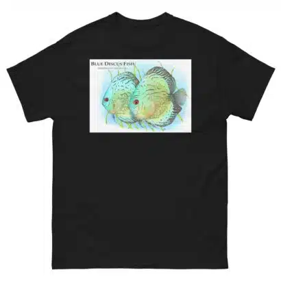 Blue Discus Fish - Unisex classic tee - Image 2