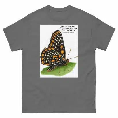 Baltimore Checkerspot Butterfly - Unisex classic tee - Image 6
