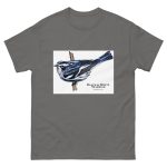 Black & White Warbler - Unisex classic tee - Image 6