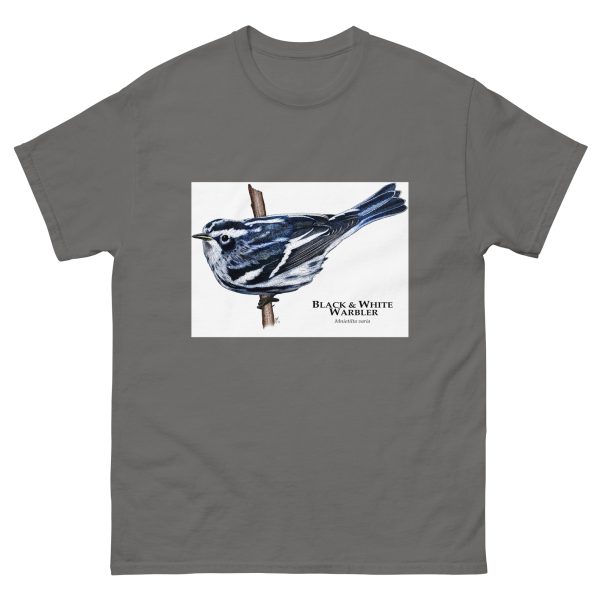 Black & White Warbler - Unisex classic tee - Image 6
