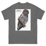 Brown Wood Owl - Unisex classic tee - Image 6