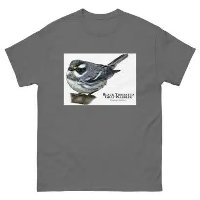 Black-Throated Gray Warbler - Unisex classic tee - Image 6
