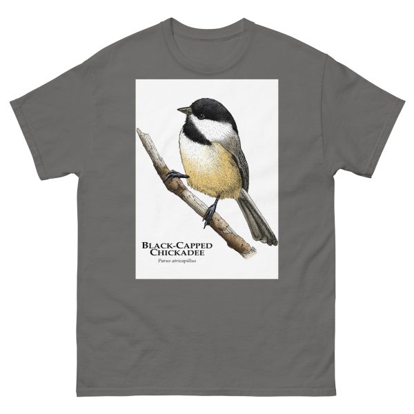 Black-Capped Chickadee - Unisex classic tee - Image 6