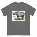 Black Rhinoceros - Unisex classic tee - Image 6