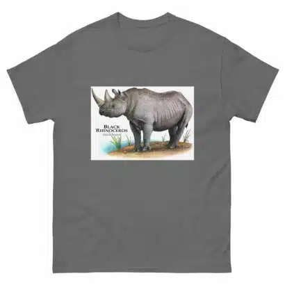 Black Rhinoceros - Unisex classic tee - Image 6
