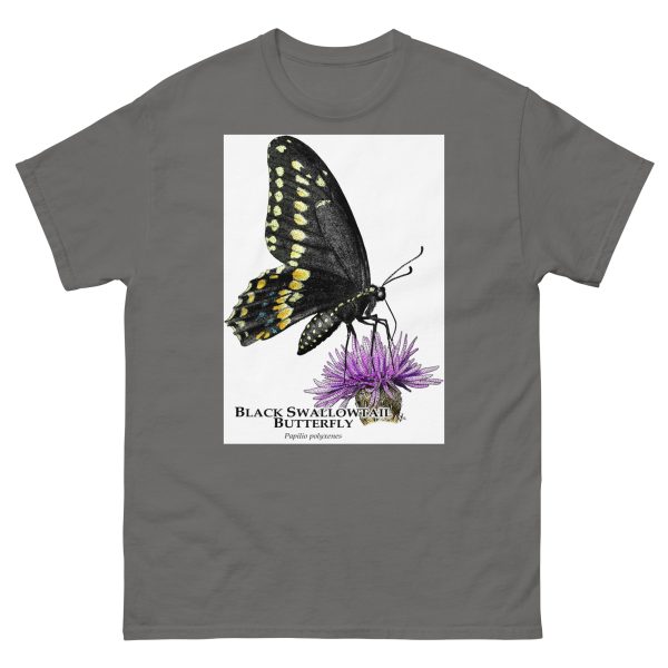 Black Swallowtail Butterfly - Unisex classic tee - Image 6