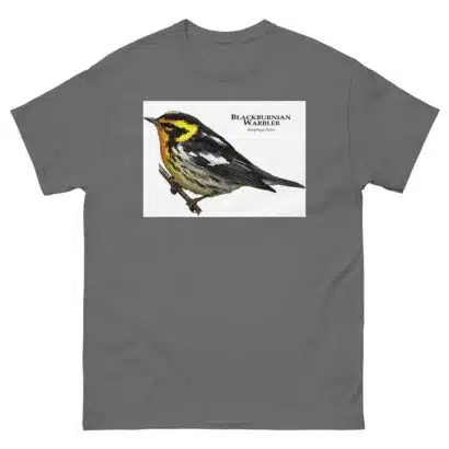 Blackburnian Warbler - Unisex classic tee - Image 6