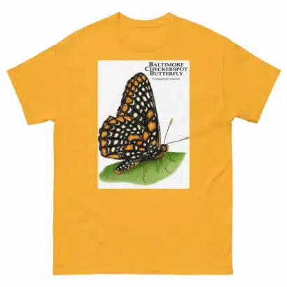 Baltimore Checkerspot Butterfly - Unisex classic tee - Image 14