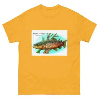 Brown Trout - Unisex classic tee - Image 14