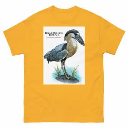 Boat-Billed Heron - Unisex classic tee - Image 14
