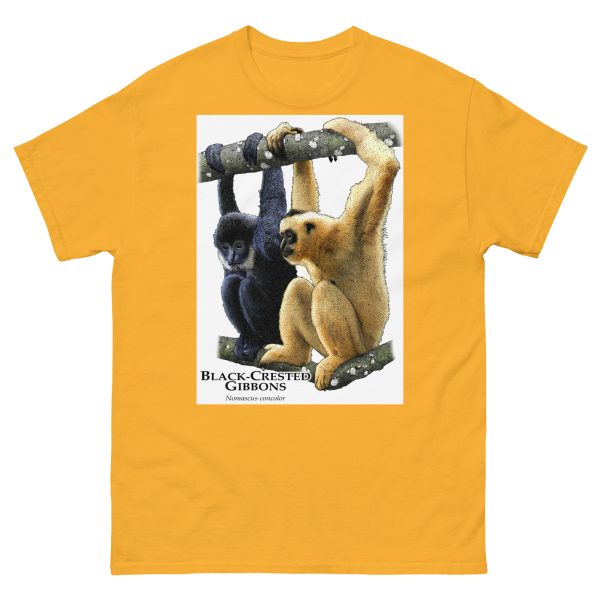 Black-Crested Gibbons - Unisex classic tee - Image 14