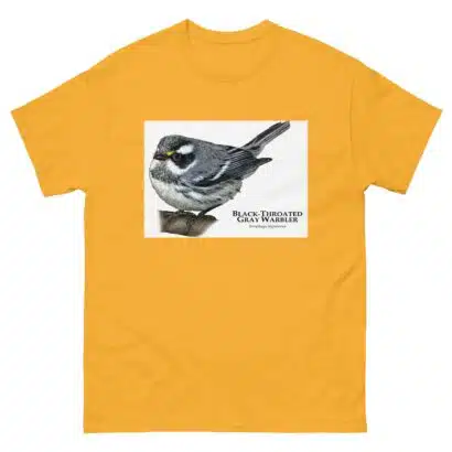 Black-Throated Gray Warbler - Unisex classic tee - Image 14