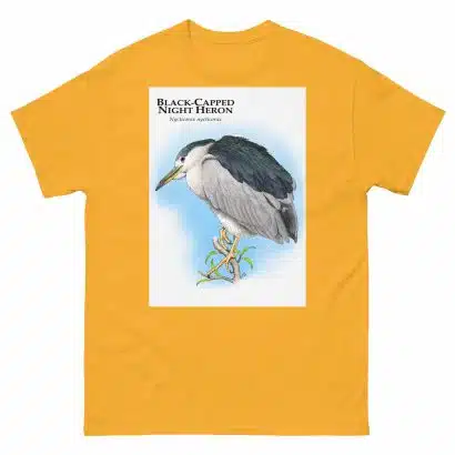 Black-Capped Night Heron - Unisex classic tee - Image 14