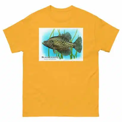 Black Crappie - Unisex classic tee - Image 14