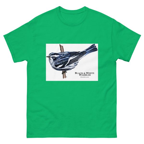 Black & White Warbler - Unisex classic tee - Image 10