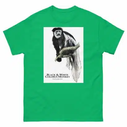 Black & White Colobus Monkey - Unisex classic tee - Image 10