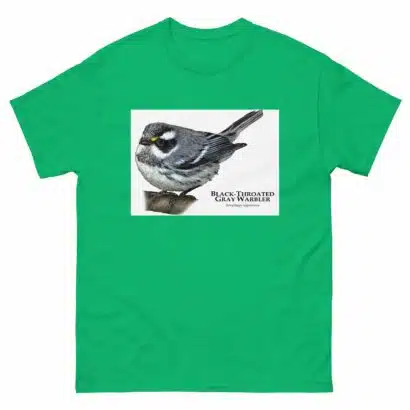 Black-Throated Gray Warbler - Unisex classic tee - Image 10