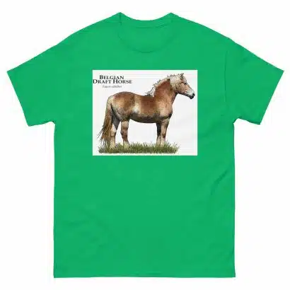 Belgian Draft Horse - Unisex classic tee - Image 10