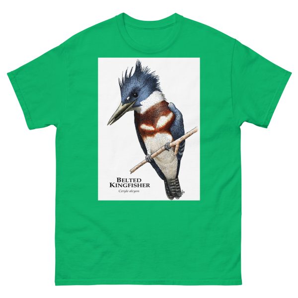 Belted Kingfisher - Unisex classic tee - Image 10