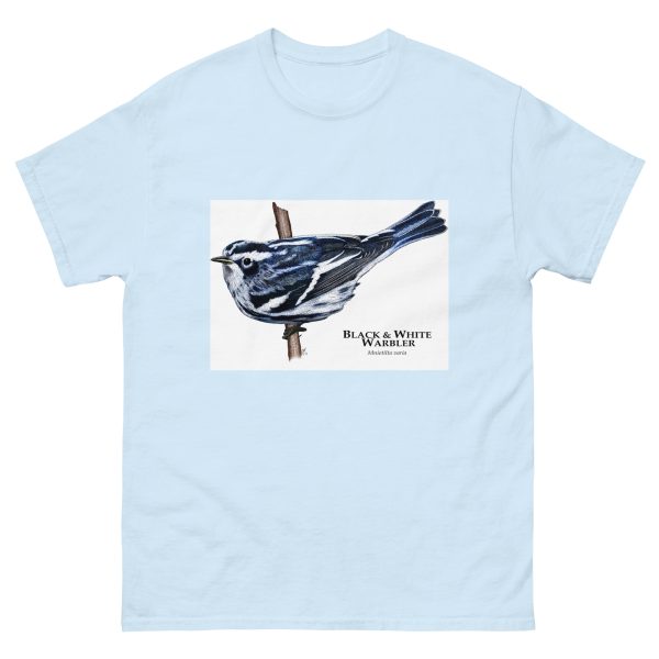Black & White Warbler - Unisex classic tee - Image 18