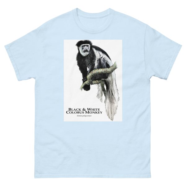 Black & White Colobus Monkey - Unisex classic tee - Image 18