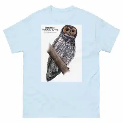 Brown Wood Owl - Unisex classic tee - Image 18