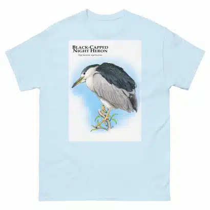 Black-Capped Night Heron - Unisex classic tee - Image 18