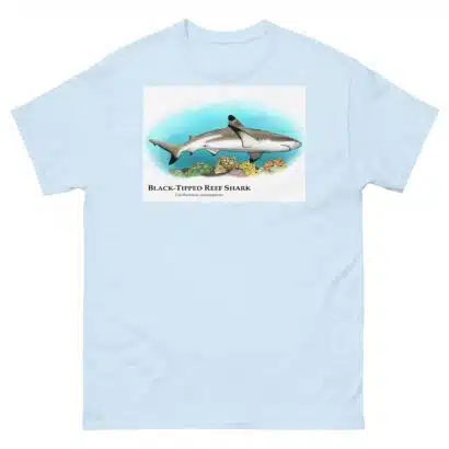 Black-Tipped Reef Shark - Unisex classic tee - Image 18