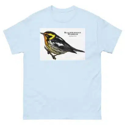 Blackburnian Warbler - Unisex classic tee - Image 18