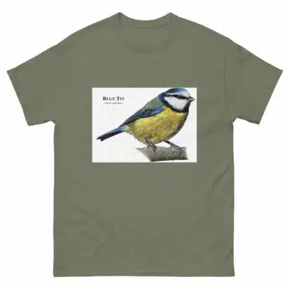 Eurasian Blue Tit - Unisex classic tee - Image 8