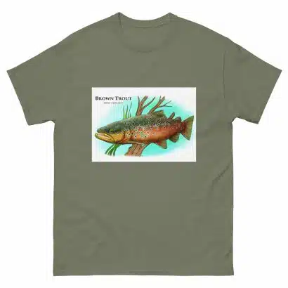 Brown Trout - Unisex classic tee - Image 8
