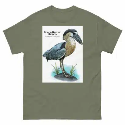 Boat-Billed Heron - Unisex classic tee - Image 8