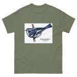 Black & White Warbler - Unisex classic tee - Image 8