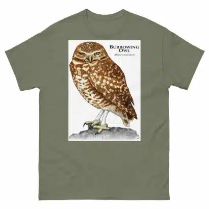 Burrowing Owl - Unisex classic tee - Image 8