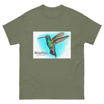 Broad-Billed Hummingbird - Unisex classic tee - Image 8