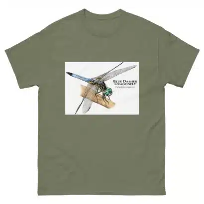 Blue-Dasher Dragonfly - Unisex classic tee - Image 8