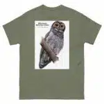 Brown Wood Owl - Unisex classic tee - Image 8