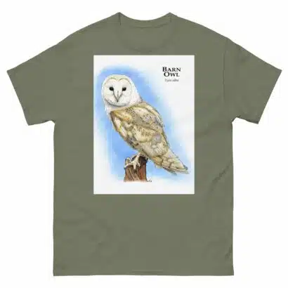 Barn Owl - Unisex classic tee - Image 8